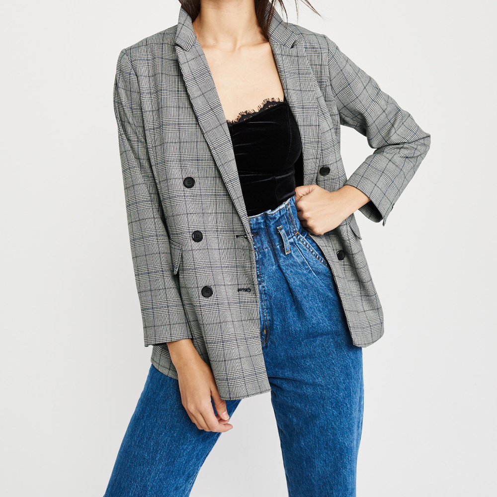 Abercrombie & Fitch Double Breasted Blazer, NWT